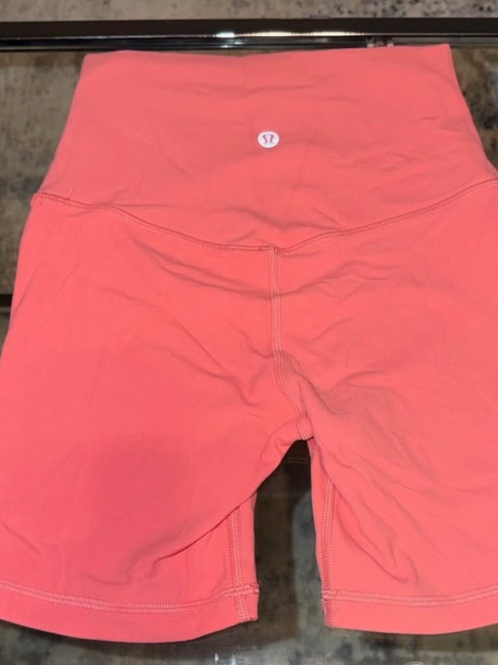 Lululemon size 2 coral bike shorts